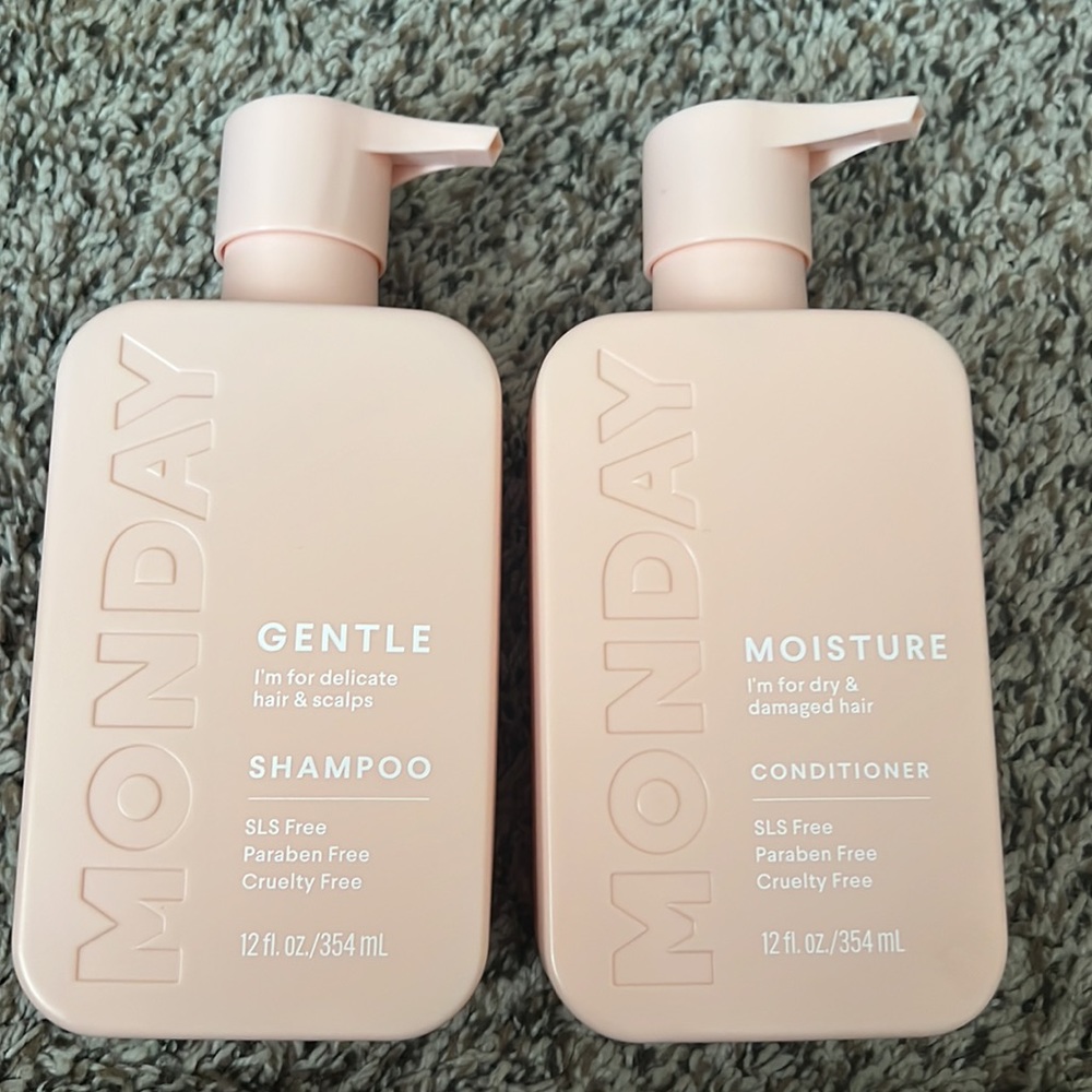 MONDAY shampoo and conditioner